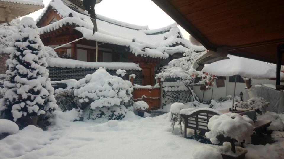 Hanok Madang Jeonju Buitenkant foto