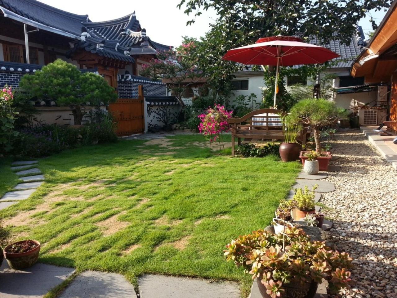 Hanok Madang Jeonju Buitenkant foto